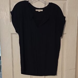 LOFT Elegant Dark Navy Blouse